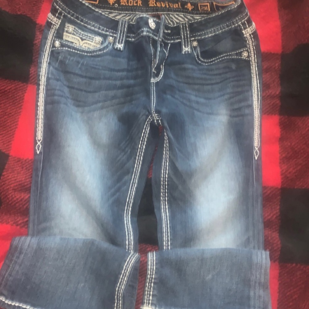 Womens Rock Revival Jeans